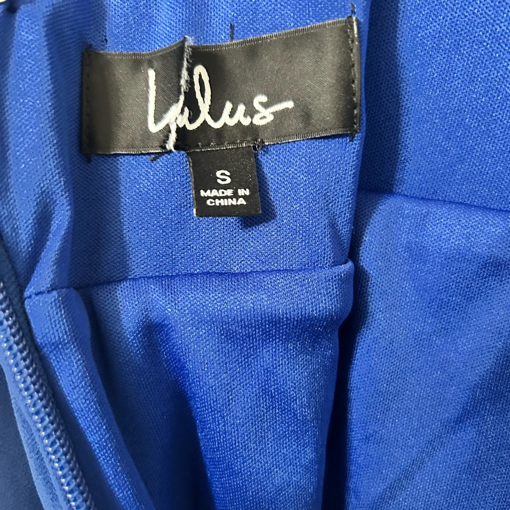 Lulus Heavenly Hues Royal Blue Maxi Dress Women’s Size Small - Picture 7 of 8